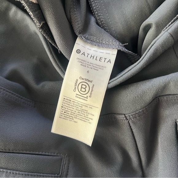 Athleta Endless High Rise Pant Size 6 Slate - Picture 9 of 10